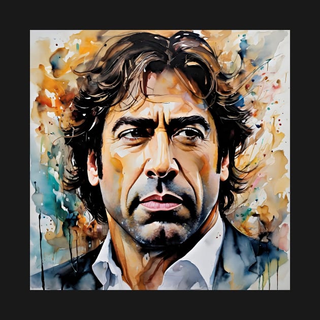 portrait of Javier Bardem by bogfl