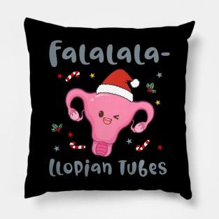 Doctor Nurse Obstetrics Christmas Falalala-llopian Tubes Pillow