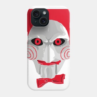 Horror movie Mr Saw film cult killer puppet Phone Case