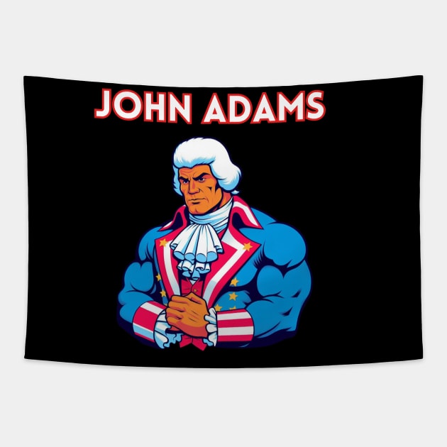 Founding Bro: John Adams Tapestry by Woodpile