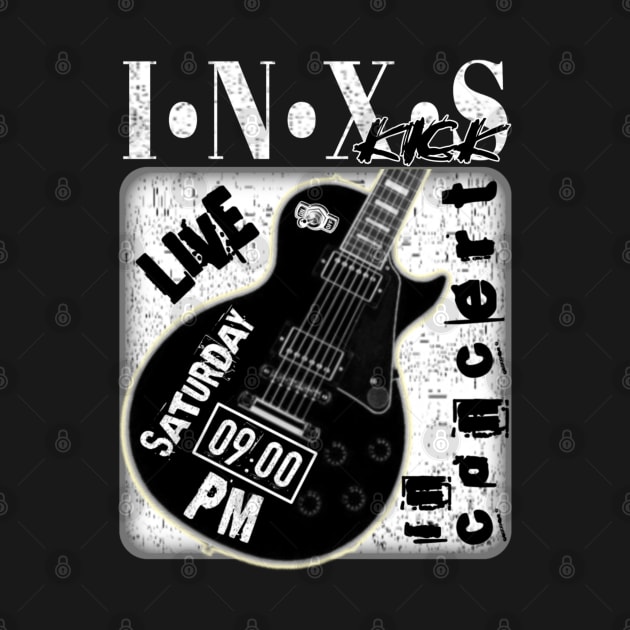 Inxs kick guitar by Cinema Productions