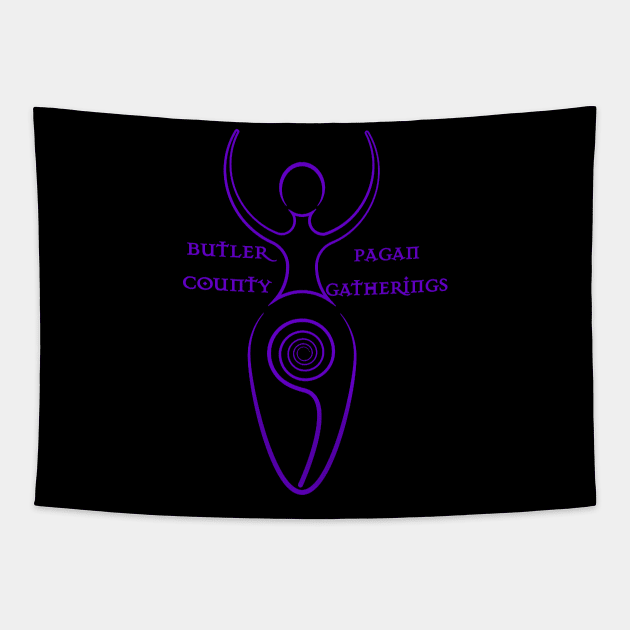 GODDESS BCPG [PURPLE] Tapestry by BarrySullivan