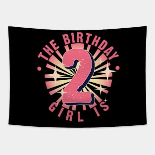 The Birthday Girl is 2 Tapestry