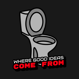 Funny toilet seat T-Shirt