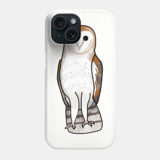 Beautiful Barn Owl (Large Print) Phone Case