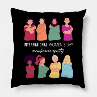 International Womens Day 2023 Embrace Equity International Womens Day Pillow