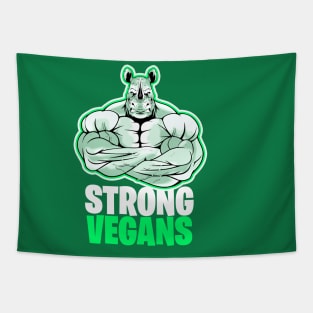 Strong Vegans Tapestry