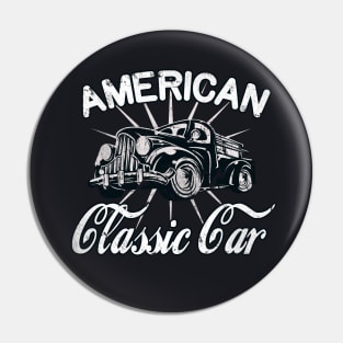 American Classic Car vintage Truck Pin