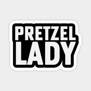 Pretzel Lady Costume Shirt for Mom with Donut Lord Magnet