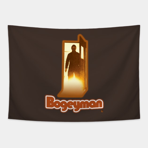 Halloween II Bogeyman Tee Tapestry by MonkeyBubble