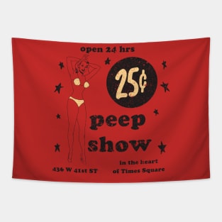 25 Cent Peep Show (vintage/distressed) Tapestry