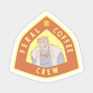 Feral Coffee Crew Badge Magnet