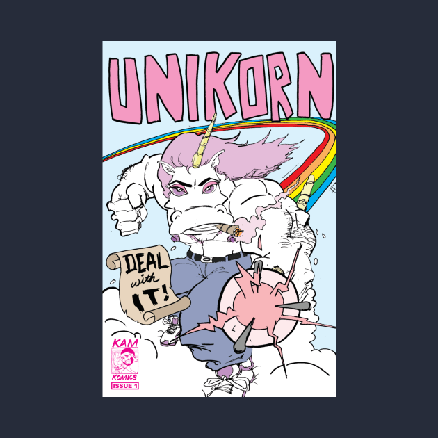 Kam Komcis: Unikorn #1 cover by Kam Komics 