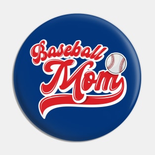 Baseball Mom Pin