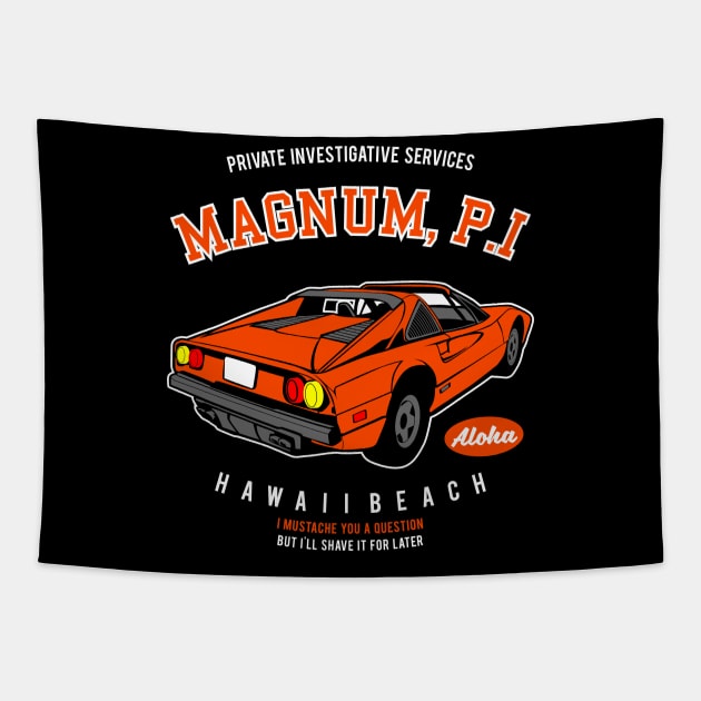 Magnum P.I Tapestry by OniSide