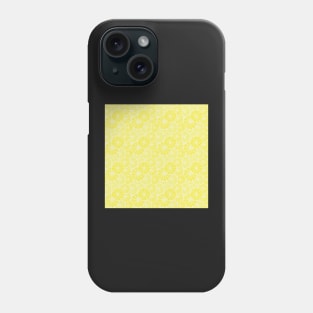 Citrus pattern in yellow Phone Case