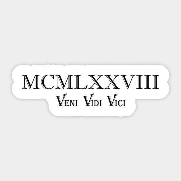 vici Sticker (Rectangle) Veni Vidi Vici Rectangular Sticker, CafePress