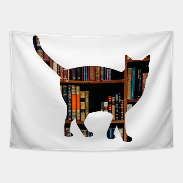 Book Cat Tapestry by reesea