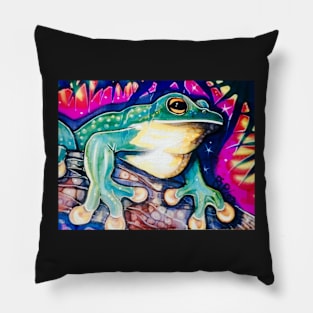 Friendly frog Pillow