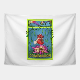 Compassion Heart Tapestry