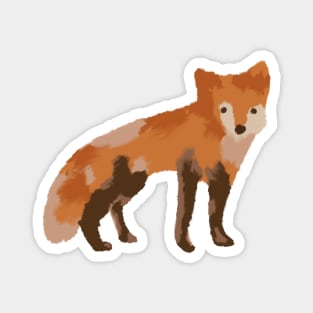 Fox Painting Magnet