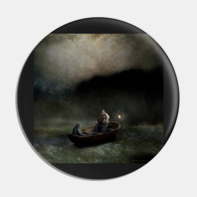 Charon's Lullaby Pin by AngiandSilas