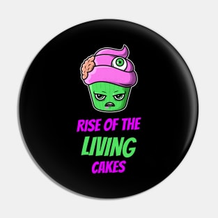 Halloween Cute Cupcake Zombie Pin