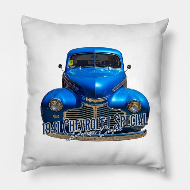 1941 Chevrolet Special Deluxe Coupe Pillow by Gestalt Imagery