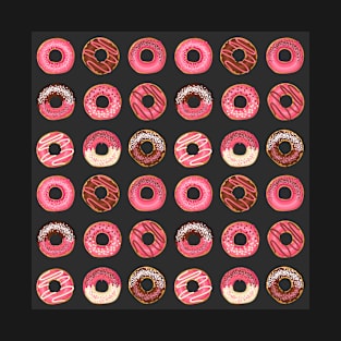 Sweet pink glazed donuts T-Shirt