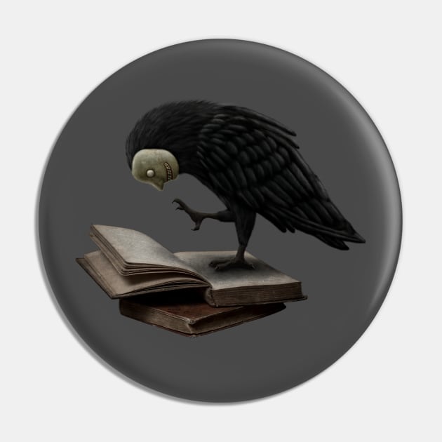 The raven Pin by laura-nagel