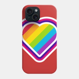 Rainbow Love Phone Case