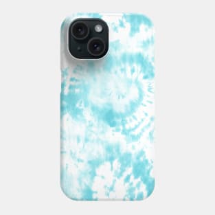 Light Blue Tie-Dye Phone Case