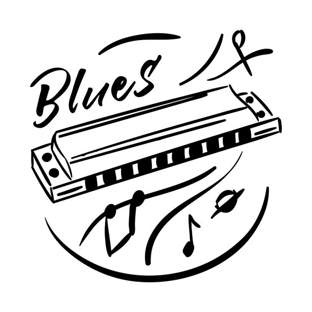 Artsy Blues Lover Drawing by Urban_Vintage