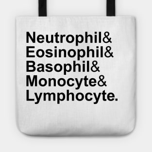 5 Types of White Blood Cells Tote