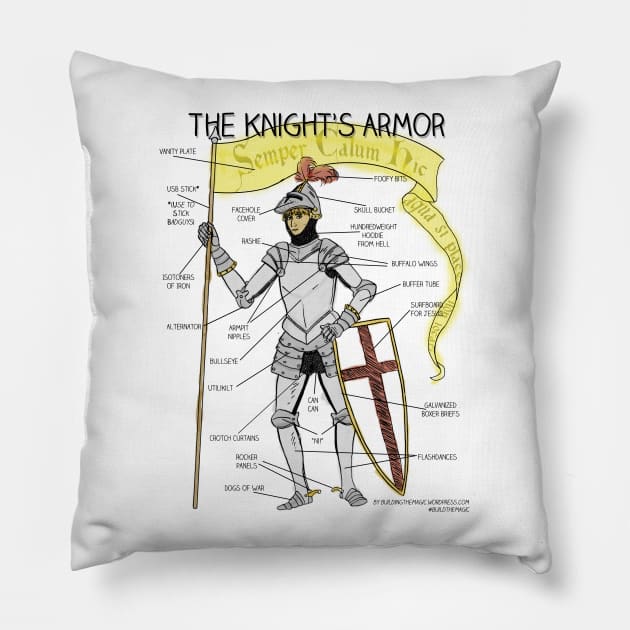 The Knight's Armor Pillow by ManicElf