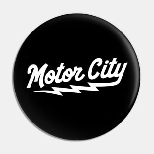 Detroit 'Motor City' Baseball Script Fan T-Shirt: Rev Up Your Style with Detroit Baseball Pride! Pin