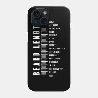 Beard Length Ruler Phone Case