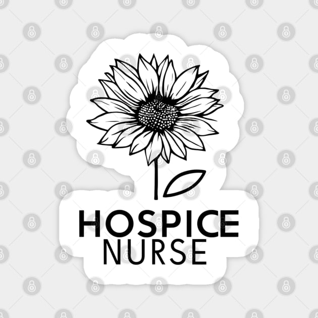 Hospice Nurse " sunflower " Magnet by Pixel Threads 