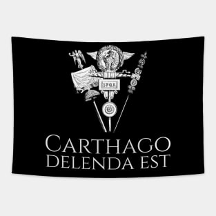 Carthago Delenda Est - Ancient Roman Legionary Standard Tapestry
