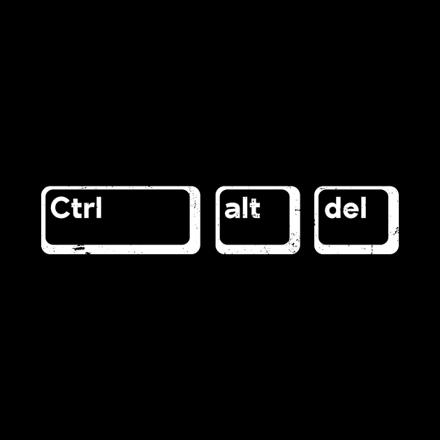 Computer Programming Shirt | Ctrl Alt Del Gift by Gawkclothing