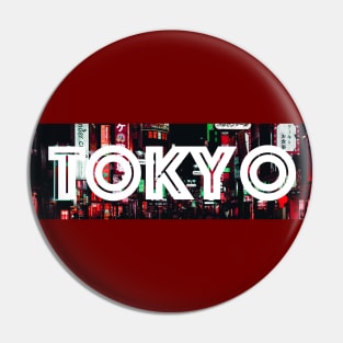 Sci Fi Tokyo City Pin