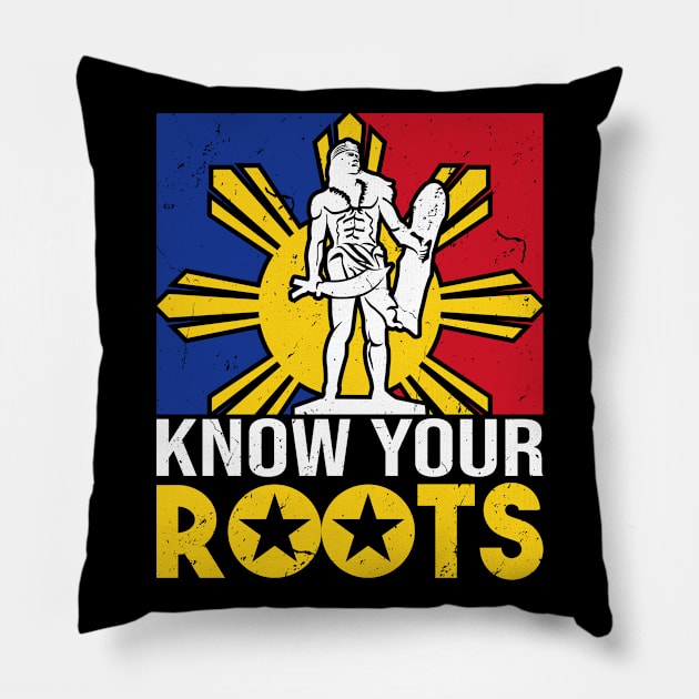 Filipino roots Filipino Pillow by QQdesigns