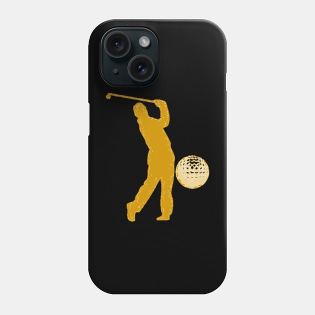 Golf Swing Man Phone Case by Moses77