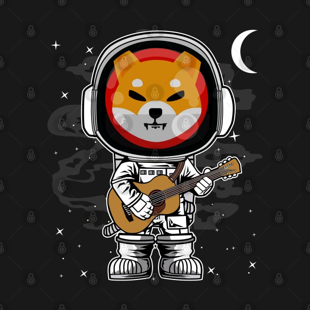 Astronaut Guitar Shiba Inu Coin To The Moon Shib Army Crypto Token Cryptocurrency Blockchain Wallet Birthday Gift For Men Women Kids by Thingking About