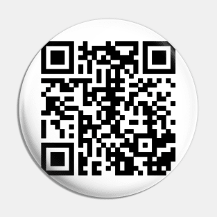 Rick Roll QR Code Pin