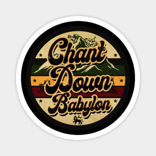 Chant Down Babylon Magnet