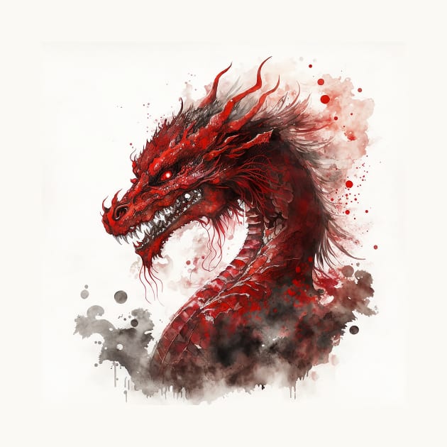 red dragon by MaitionDesigns 