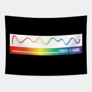 Straight Is Boring - LBGTQ+ Tapestry