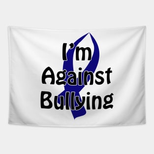 Anti-Bullying Blue Ribbon Tapestry