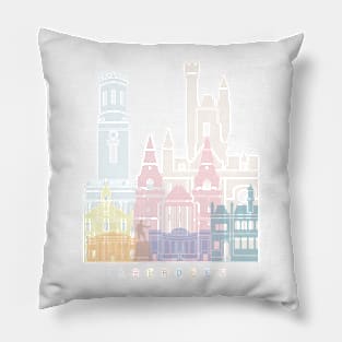 Aberdeen skyline poster pastel Pillow